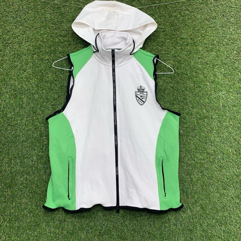 LRL Lauren Ralph Lauren Womens Medium M Jacket Vest Full Zip